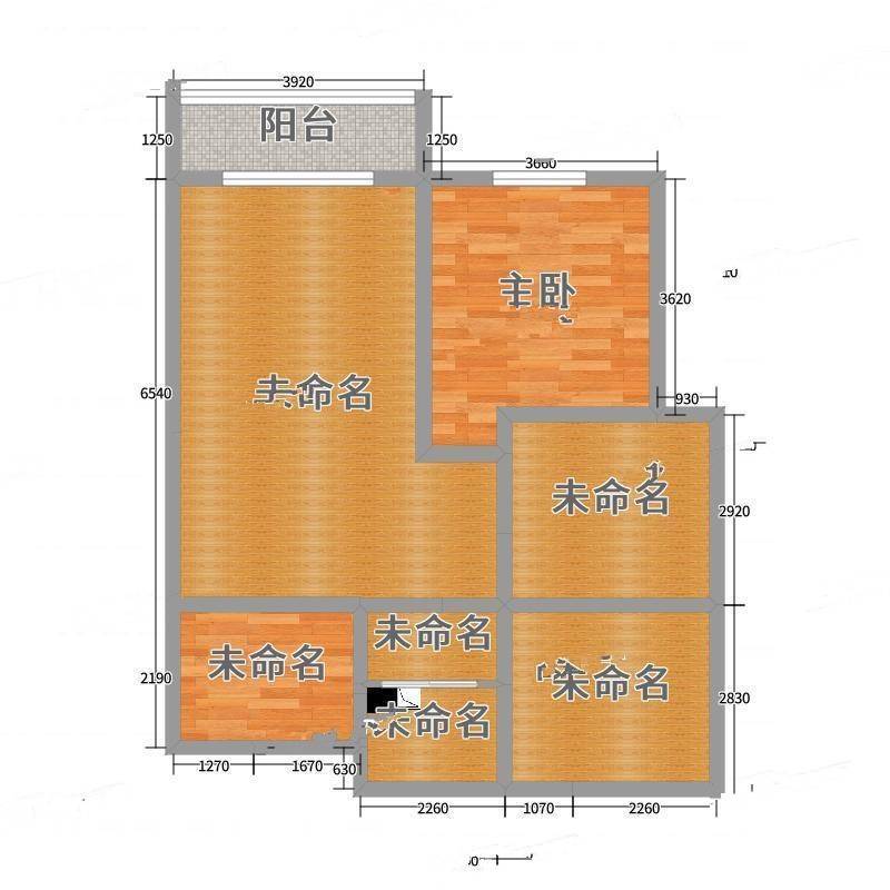 和谐阳光水岸1室0厅0卫109㎡户型图