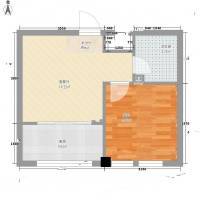 朝阳新村1室0厅0卫45㎡户型图