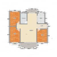 锦绣江南3室0厅0卫156㎡户型图