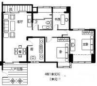 北园新村5室1厅1卫80㎡户型图