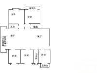 华景花园群萃阁4室2厅2卫160㎡户型图