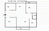 三灶海景花园3室2厅1卫100㎡户型图