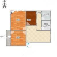 和平新村3室0厅0卫100㎡户型图