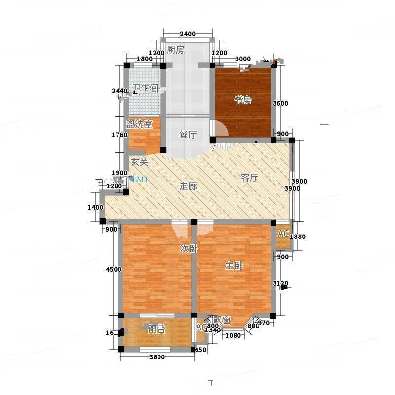 东方家园3室0厅0卫131㎡户型图