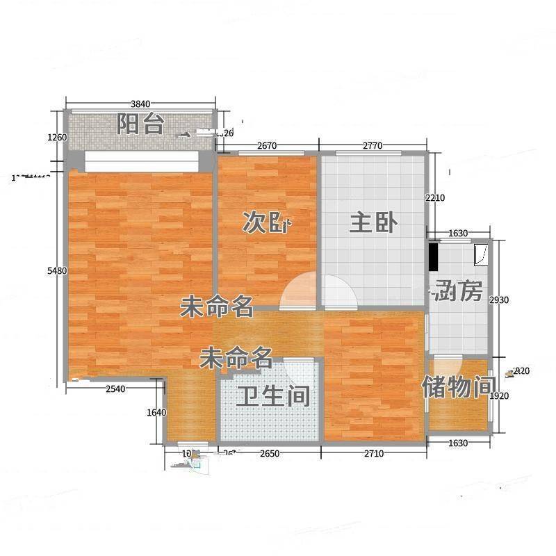 国际置地2室0厅0卫85㎡户型图