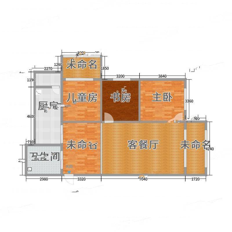 辰轩小区3室0厅0卫150㎡户型图