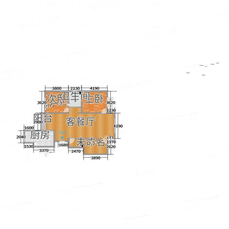 德泽园2室0厅0卫126㎡户型图