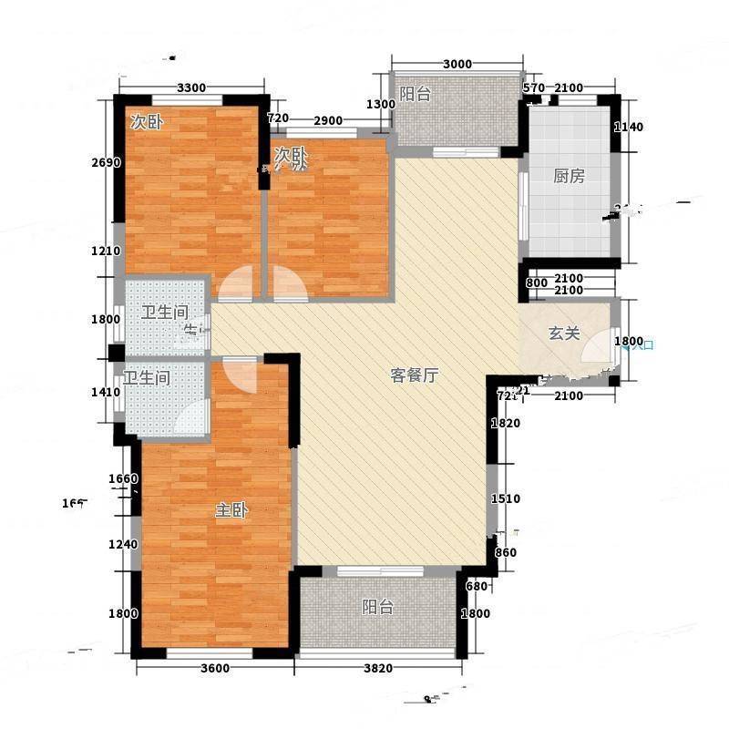 江南山水3室0厅0卫145㎡户型图