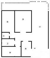 翠华轩4室2厅2卫140㎡户型图