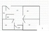 季华花园3室2厅2卫90㎡户型图