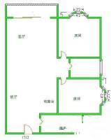 盘龙新村2室2厅2卫100㎡户型图