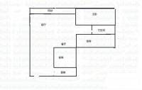 盘龙新村2室2厅1卫95㎡户型图