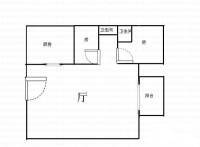 明日广场2室1厅1卫53㎡户型图