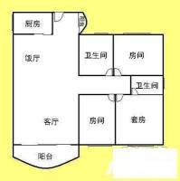 桂城南海广场6室3厅3卫400㎡户型图