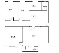 南海化工厂宿舍楼3室2厅1卫106㎡户型图