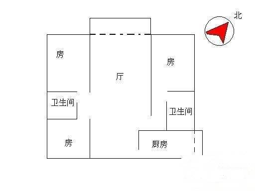 佛山奥园贝沙轩3室2厅2卫125㎡户型图