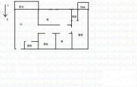 和基花园A区3室2厅2卫127㎡户型图