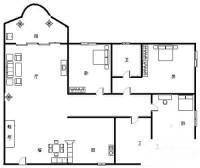 大良新桂园3室2厅2卫89㎡户型图