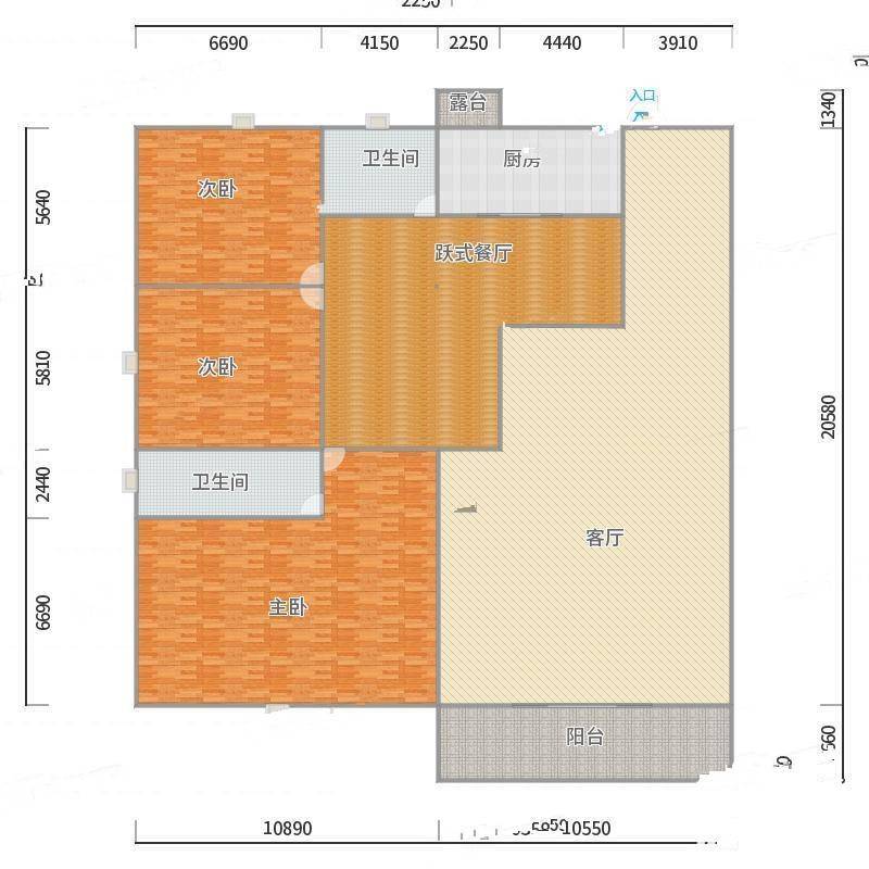 湖畔湾豪庭3室0厅0卫590㎡户型图