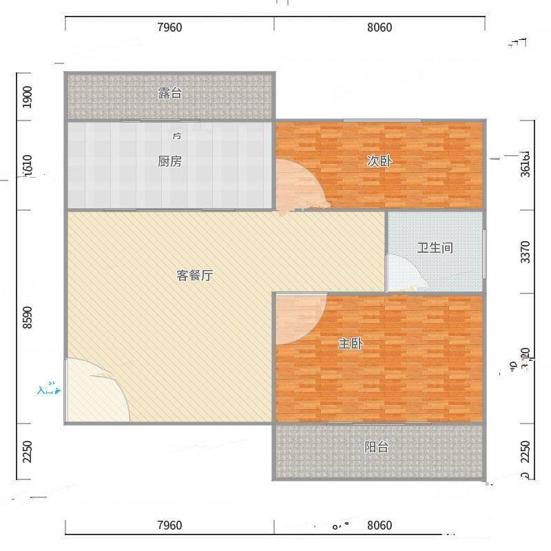 湖畔湾豪庭2室0厅0卫286㎡户型图