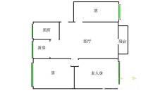 园东南路小区3室2厅1卫120㎡户型图
