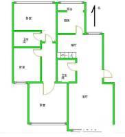南海桂花园3室2厅1卫110㎡户型图