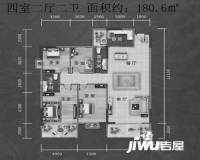 百美经典4室2厅2卫180㎡户型图