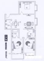 芳林新村3室1厅2卫125㎡户型图
