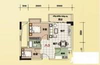 云山花园2室2厅1卫65㎡户型图