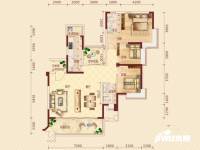 金山湖·丹荔园商铺3室2厅2卫154㎡户型图