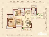 金山湖·丹荔园商铺3室2厅2卫117㎡户型图