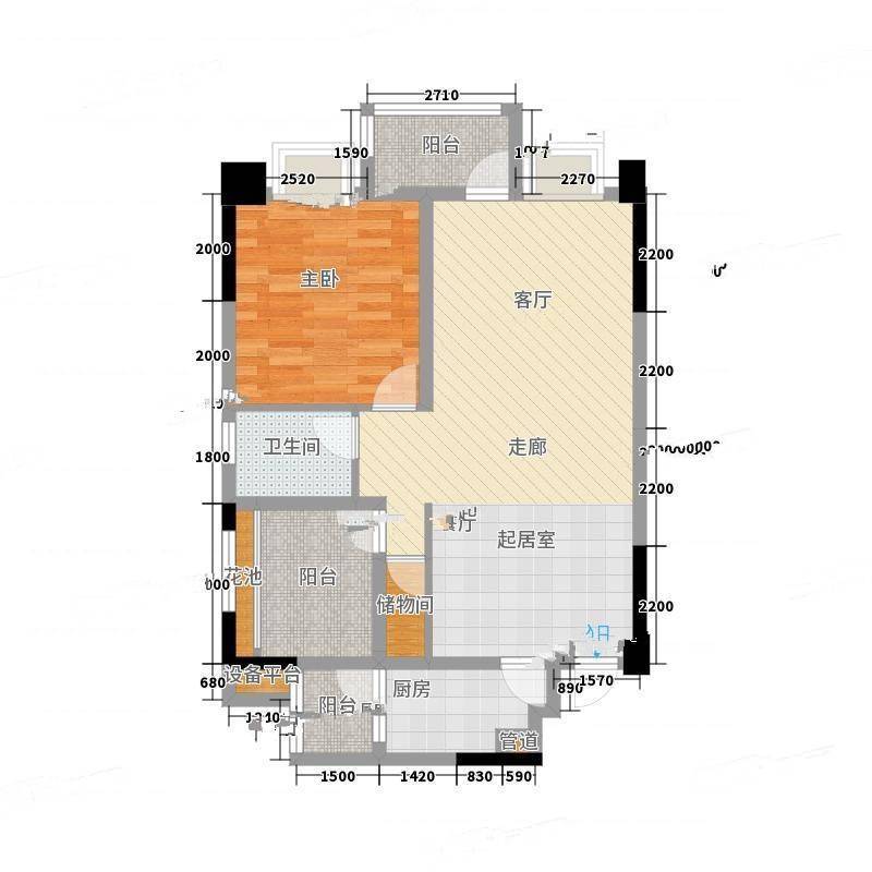 兴园名宅1室0厅0卫99㎡户型图