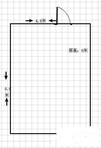 大上海国际商贸中心住宅1室1厅1卫49㎡户型图