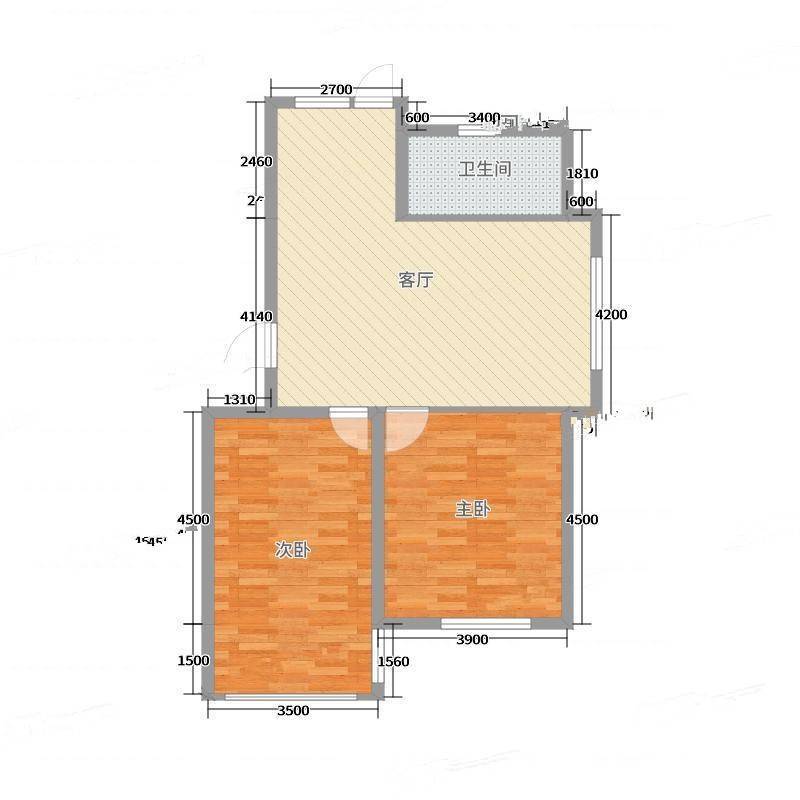 海纳名苑2室0厅0卫90㎡户型图