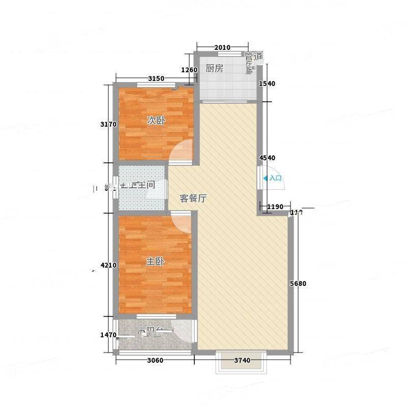 花好月圆2室0厅0卫89㎡户型图