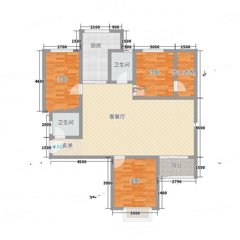 三江花园3室0厅0卫12㎡户型图