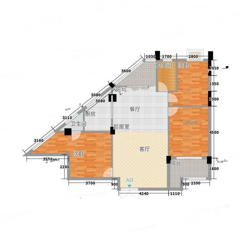 湖光山色3室0厅0卫145㎡户型图