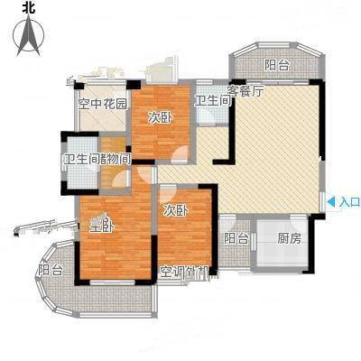 安邦华城3室0厅0卫129㎡户型图